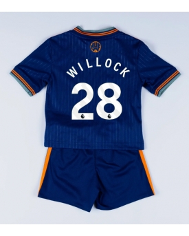 Billige Fotballdrakt Newcastle United Joe Willock #28 Replika Tredjedraktsett Barn 2025-26 Kortermet (med bukser)